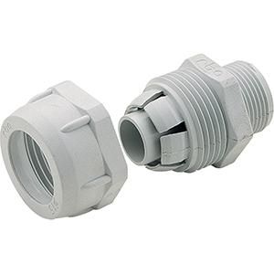 Legrand 382976 screw connection PG21 D=20 PA6 R7035 , (grey)