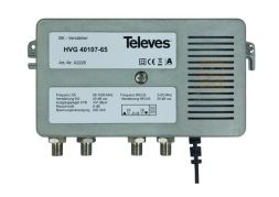 Televes HVG40107-65 BK-Vers.40dB in die-cast housing