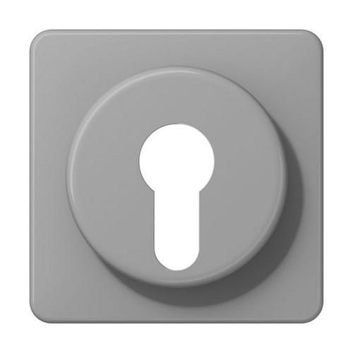 Jung CD528GR-KB cover for key switch with dismantling protection, thermoplastic, CD series, grey