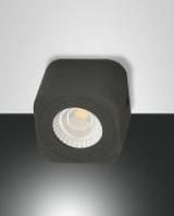 Fabas Luce 3429-71-282 anthracite cubic design 6W 3000K LED wall / ceiling light LB20