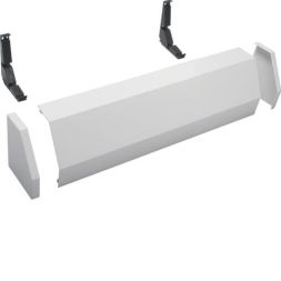 Hager FZ443 3-field 800mm pure white cover profile