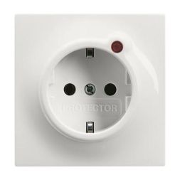 Busch-Jaeger 2310 EUGL/VA-74-11 Busch-Protector® SCHUKO® socket insert, with surge protection alpine white