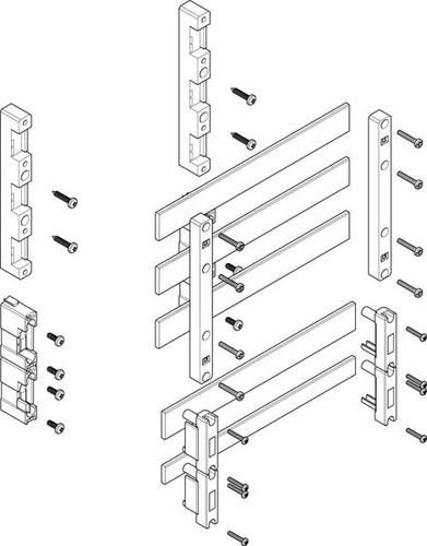 ABN deep 60mm with CU 30x5mm 5-pole 70mm busbar module (MTSC13745)