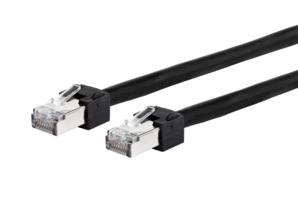 METZ CONNECT 13084UA500-E Ultraflex500 VoIP AWG 26 15.0m black patch cable Cat6A