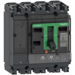 Schneider Electric C25F4TM200 ComPacT NSX250F with TM200D 4P4D 140-200A molded case circuit breaker