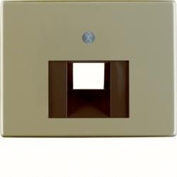 Berker 14080001 Centre piece for UAE socket light bronze, metal Berker Arsys