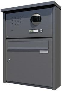 Ritto RGE1343120 Letterbox surface-mounted vertical video, Pur, stainless steel