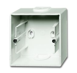 Busch-Jaeger 1701-884 surface-mounted housing, 1-way housing studio white matt