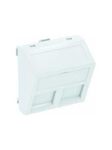 OBO Bettermann DTS-2BRW1 pure white for 2 connection devices, type data technology carrier, 6119244