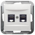 Hochköpper 00321651 Cat.6 alu 2Terminals UAE socket