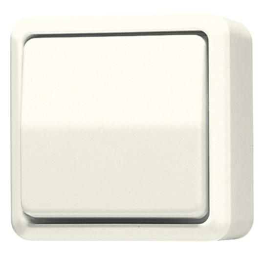 Jung 607A rocker switch, cross, 10 AX 250 V ~, AP 600, white