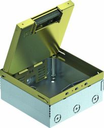 OBO Bettermann UDHOME4 2M empty brass floor tank complete, 7427236