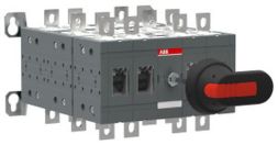 ABB Stotz-Kontakt OT250E22YP, bypass switch 4-pole 250A with handle and shaft open changeover I-0-II, 1SCA123577R1001