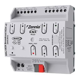 ZENNIO ZDIDLB6V2 KNX DALI Gateway Broadcast v2 | 6-fold