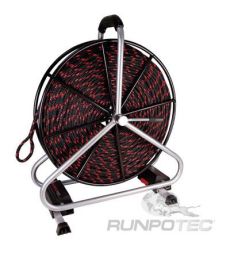 Runpotec 10169 traction rope 120m D: 8mm incl. reel