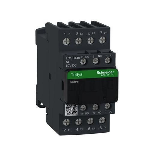 Schneider Electric LC1DT40ND 4-pole 40A AC-1 60VDC 1S/1OE contactor