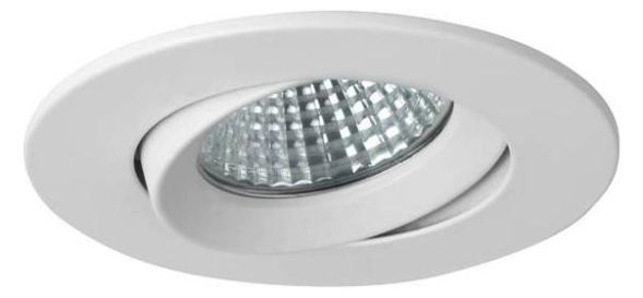 Brumberg 36453680 230V AC GU10 50W silver recessed ceiling spotlight