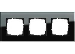 Gira 021305 3-way cover frame Gira Esprit glass black