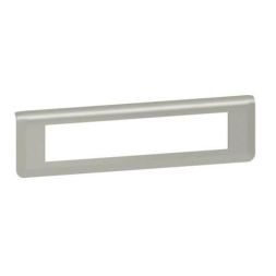 Legrand 079310L Mosaic 10-mod.horizontal alu frame