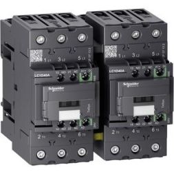 Schneider Electric LC2D65AEHE 37kW/400V/AC3 65A coil 48-130V AC/DC reversing contactor combination