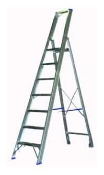 PROTEC.class 05101749 Ladders Stepladder with bracket and castors PSBR19 1x9