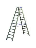 PROTEC.class 05105618 PASSL212 2x12 L:2.8m aluminum stepladder