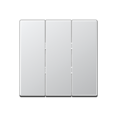 Jung A593BFAL rocker switch 3-way, thermoplastic painted, series A, aluminium