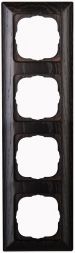 Kopp 306837007 4-way HK02 wenge cover frame