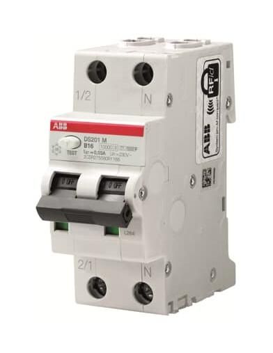 ABB Stotz-Kontakt 2CSR275580R0165 DS201 M B16 F10 10kA 1P+N FI/LS switch