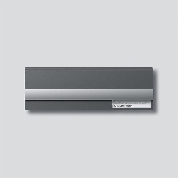 Siedle BE 611-3/1-0 DG letter slot flap in dark grey mica