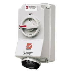 Mennekes 5101A DUO 16A 4-pole 7h 500V IP44 wall socket