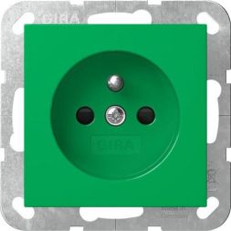Gira 4485107 earth pin+SH Sys55 gr socket