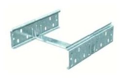 OBO Bettermann RV607F for cable tray 60x75 strip galvanized longitudinal connector set, 6068150