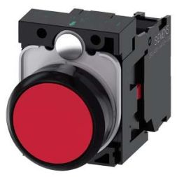 Siemens 3SU1100-0AB20-1CA0 push button 22mm round red 1OE