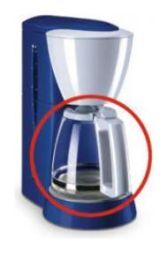 Melitta replacement jug blue type 120 for Single