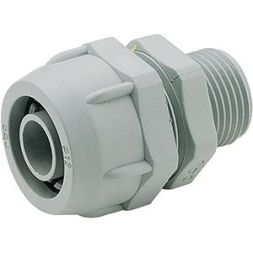 Legrand 382964 screw connection G1/2' D=12 PA6 R7035 , (grey)