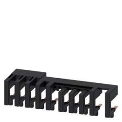 Siemens 3RA2913-3DA2 wiring module above for contactor combination.