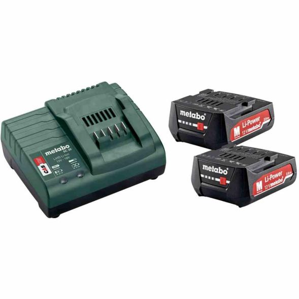 Metabo 685300000 Basic Set 12V 2 x 2.0 Ah Li-Ion, incl. charger