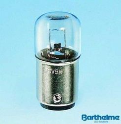 Barthelme 00141205 RL/I 16x35mm BA15d 12V 5W tube lamp
