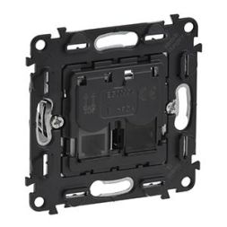 Legrand 753032 insert RJ11+RJ45 CAT6 UTP, (black)