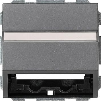 Gira 087028 Data cover BSF with support ring System 55 anthracite