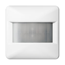 Jung CD17180WW LB-Management motion detector Standard 1, 10 m, CD series, alpine white