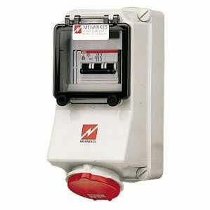 Mennekes 5014 wall socket 32A 4-pole 6h 400V IP44