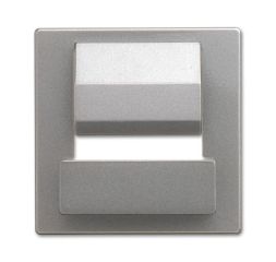 Busch-Jaeger 6477-866 Central plate for Busch-powerDock stainless steel