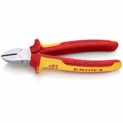 Knipex 0303381 side cutters 180mm, handles thick-walled, 2 colors (7006180)