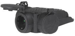 Legrand 051366 coupling SCHUKO 3-way rubber, (black)