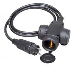 Kopp 145201041 power cable 1.5m 3x1.5qmm rubber black