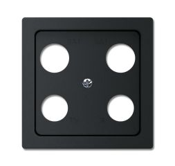 Busch-Jaeger 1743-04-885 central plate black matt