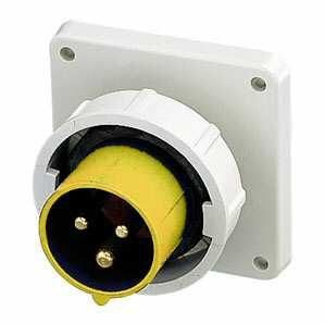 Mennekes 830 panel plug 32A 3-pin 4h 110V IP67