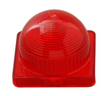Kopp 330412001 AP-wet room E14 IP44 red dome cover